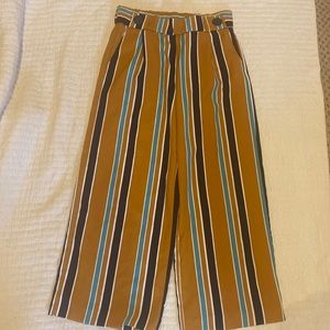 Zara XS stripped pants